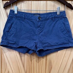 Express Women's Navy Cargo Shorts
